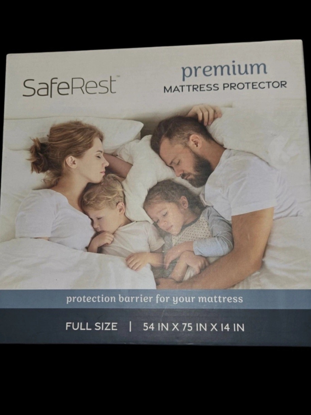 SafeRest Premium Mattress Protector in‎ White